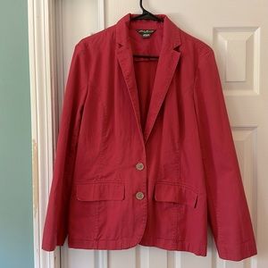 NWOT Pink Eddie Bauer Blazer